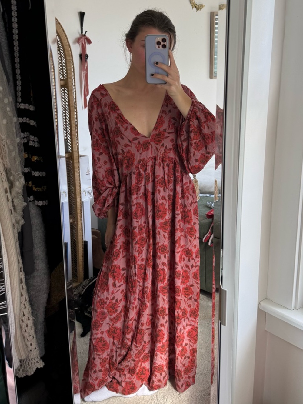Jen’s pirate booty free people high summer maxi dress boho size M